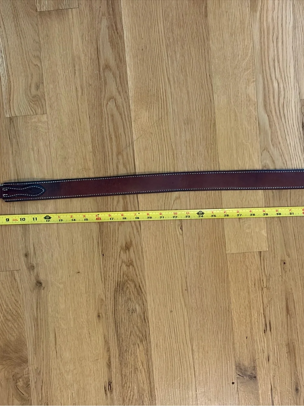 Made in USA El Paso Saddlery River Belt Sz 36 russet.